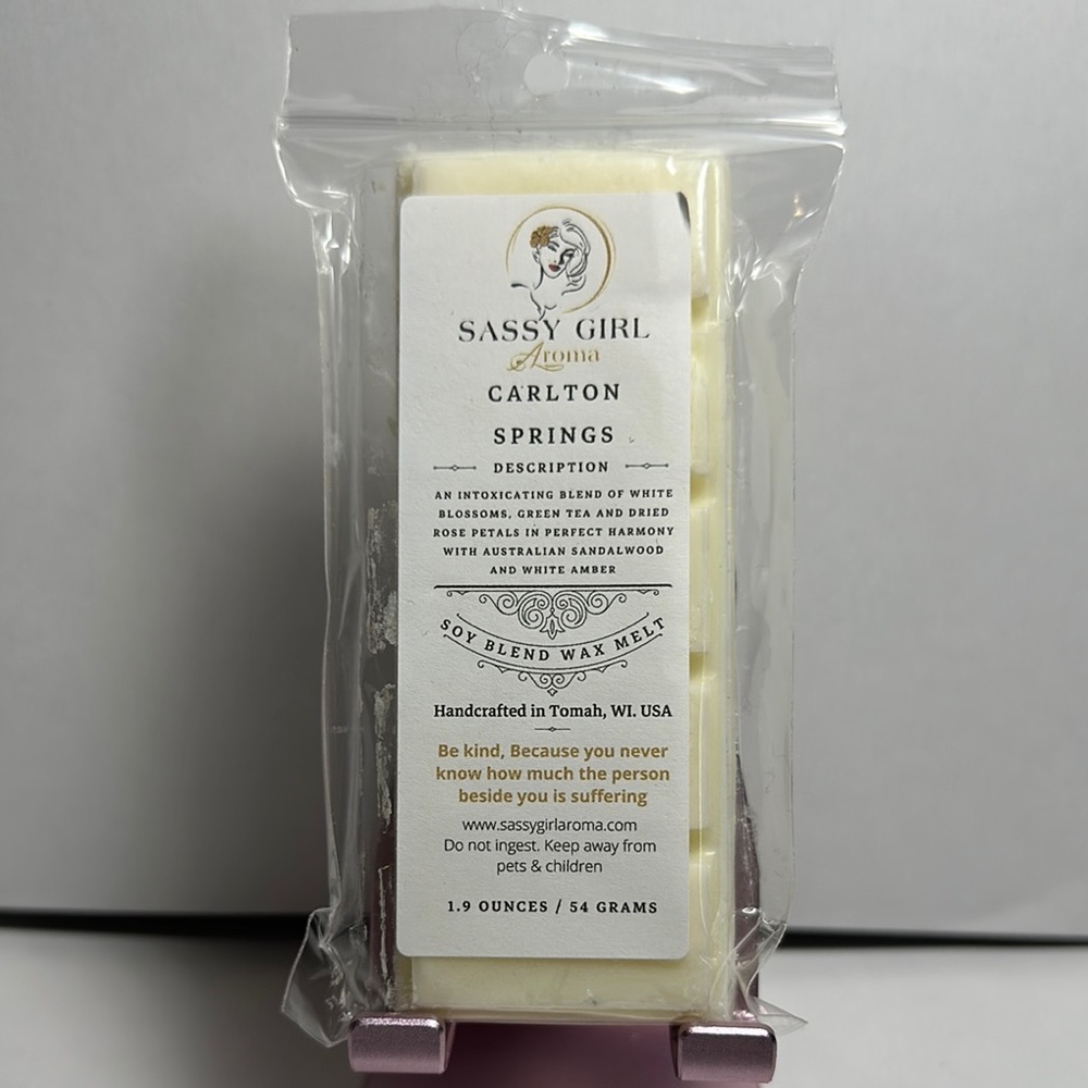 Sassy Girl Aroma Soy Blend Wax Melt - Carlton Springs